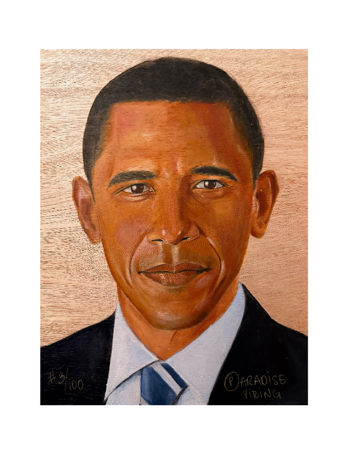 Barack Obama - Fine Art Prints by Paradise Vibing