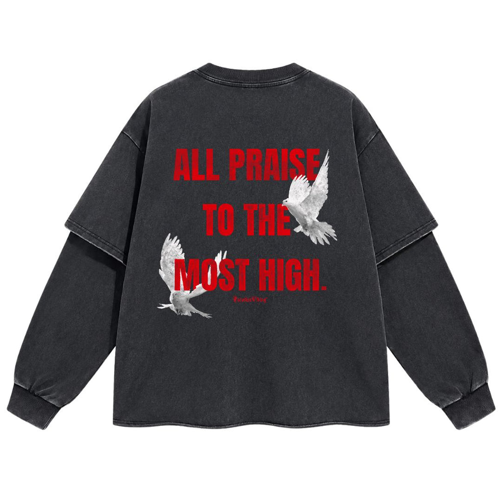 All Praise to the Most High Double Layer Tee