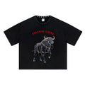 Respect the God in Me Tee with Metal Collar